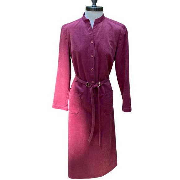 Henry Lee True Vintage Dress Size 16 Modern Large Pink/Mauve/Fuchsia - Picture 1 of 13